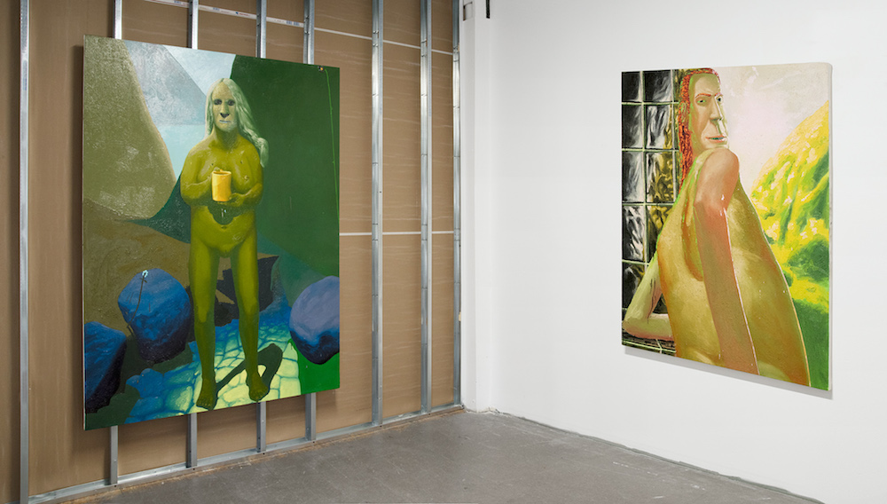 Installation view of Eric Wiley at Topless Projects earlier this summer